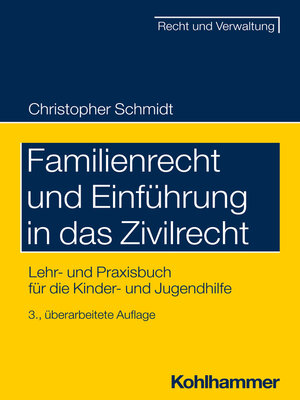 cover image of Familienrecht und Einführung in das Zivilrecht